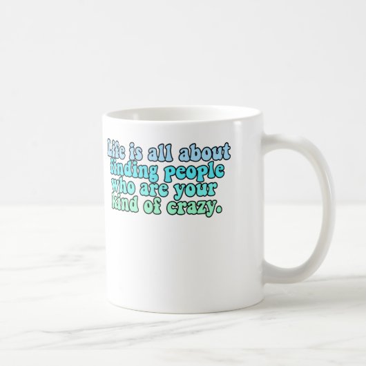 Das Leben ist ganz über das Finden des netten Kaffeetasse (Rechts)