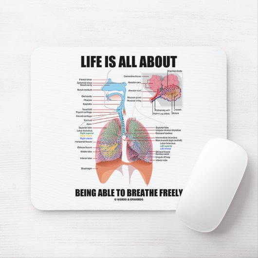 Das Leben ist ganz über In der Lage sein, frei zu Mousepad (Mit Mouse)