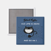 Das Leben ist Gemein Magnet (Vorderseite/Rückseite)