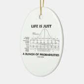 Das Leben ist gerade ein Bündel Keramikornament (Links)