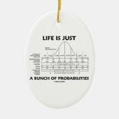 Das Leben ist gerade ein Bündel Keramikornament (Vorne)