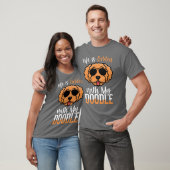 Das Leben ist golden mit meinem Doodle , Hunde-Eig T-Shirt (Unisex)