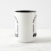 Das Leben ist golden mit meiner Doodle-Tasse - Zwe Tasse (Zentrum)