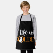 Das Leben ist golden Schürze (Getragen)