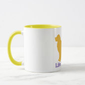 Das Leben ist goldener Becher Tasse (Links)