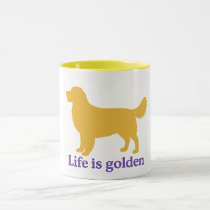 Das Leben ist goldener Becher Tasse