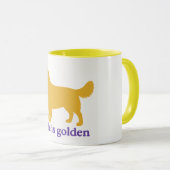 Das Leben ist goldener Becher Tasse (VorderseiteRechts)