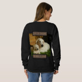 Das Leben ist goldener Retriever Sweatshirt (Schwarz voll)