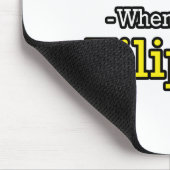 Das Leben ist großartig... Philippino Mousepad (Ecke)