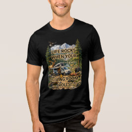 Das Leben ist großartig, wenn dein Wohnzimmer auf Tri-Blend Shirt