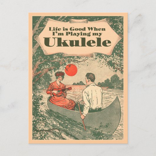 Das Leben ist gut 1 Postkarte (Vorderseite)