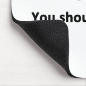 Das Leben ist gut. Du solltest einen bekommen. Mousepad (Ecke)