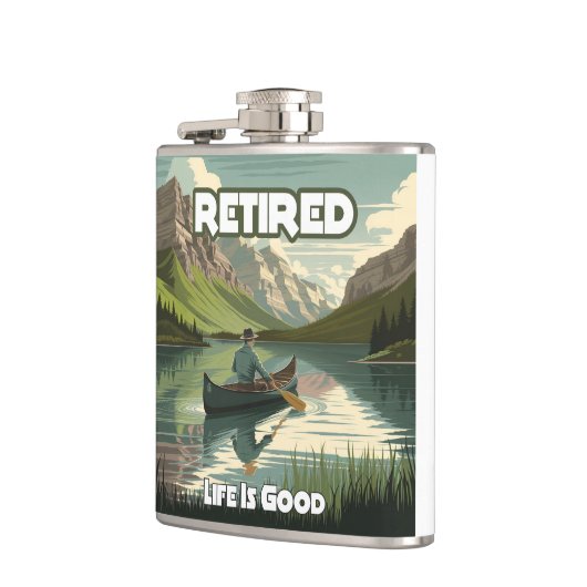 Das Leben ist gut. Flachmann (Links)