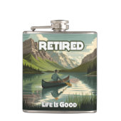 Das Leben ist gut. Flachmann (Vorderseite)