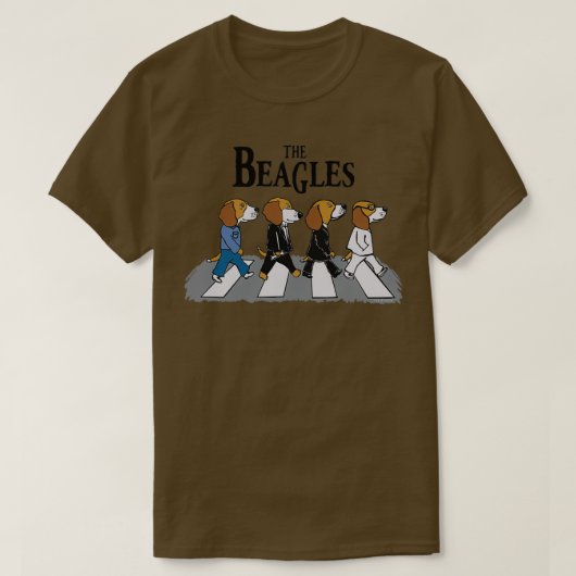 Das Leben ist gut für die Beagle T-Shirt (Design vorne)