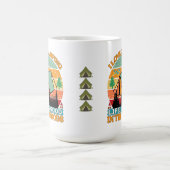 Das Leben ist gut im Wald Kaffeetasse (Mittel)