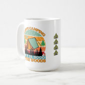 Das Leben ist gut im Wald Kaffeetasse (Vorderseite Links)
