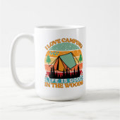 Das Leben ist gut im Wald Kaffeetasse (Links)