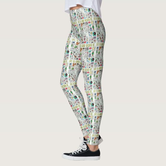 Das Leben ist gut Leggings (Links)