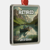 Das Leben ist gut. Ornament Aus Metall (Rechts)