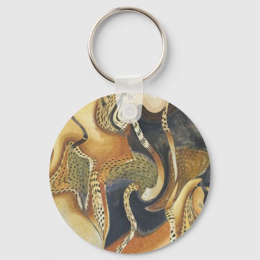 Das Leben ist gut Schlüsselanhänger (Vorderseite)