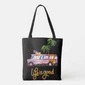 Das Leben ist gut Tasche (Rückseite)