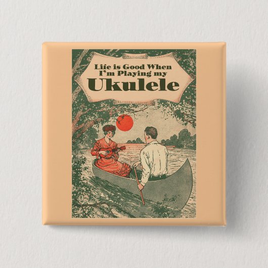 Das Leben ist guter Knopf #1 Button (Vorderseite)