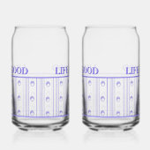 Das Leben ist gutes Soda-Glas Dosenglas (Rechts)