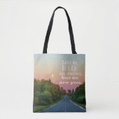 Das Leben ist hart, aber du bist auch Totbeutel Tasche (Vorderseite)