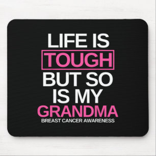 Das Leben ist hart, aber genauso ist mein Oma-Brus Mousepad