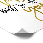 Das Leben ist hart, also sind Sie Inspiration Zita Poster (Ecke)