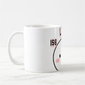 Das Leben ist hart lustig Kaffeetasse (Links)