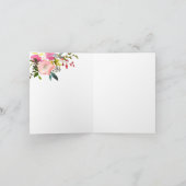 Das Leben ist hart, mein Liebling, aber auch du Po Karte (Innenseite)