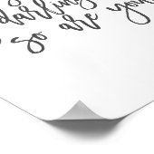 Das Leben ist hart, mein Liebling, aber du auch Poster (Ecke)