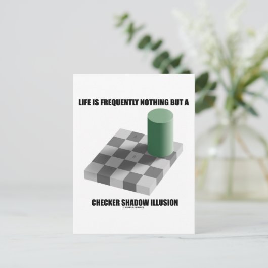 Das Leben ist häufig nichts anderes als ein Schach Postkarte (Stehend Vorderseite)