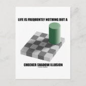 Das Leben ist häufig nichts anderes als ein Schach Postkarte (Vorderseite)