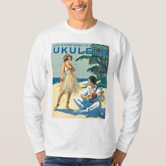 Das Leben ist heller langer T - Shirt die Hülse (Vorderseite)