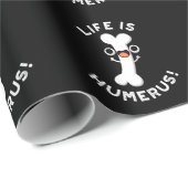 Das Leben ist Humerus Funny Bone Pub Dark BG Geschenkpapier (Rolleneckpunkt)
