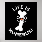 Das Leben ist Humerus Funny Bone Pub Dark BG Poster (Vorne)