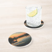 Das Leben ist in dem See besser Getränkeuntersetzer (Seite)