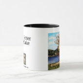 "Das Leben ist in dem See" Labrador-Elche besser Tasse (Zentrum)