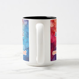 "DAS LEBEN IST JEDEN MOMENT SCHÖN CHERISCH" TASSE