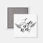 Das Leben ist jetzt Magnet (Vorderseite/Rückseite)