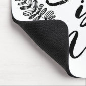 Das Leben ist jetzt Mousepad (Ecke)