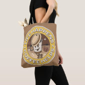 Das Leben ist, Kaffee hilft Tasche (Von Nahem)