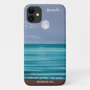 Das Leben ist kein perfekter Mondaufstieg über aqu Case-Mate iPhone Hülle