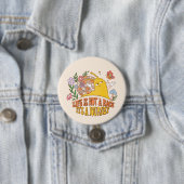 Das Leben ist kein Rennen Button (Beispiel)
