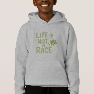 Das Leben ist kein Rennen Hoodie