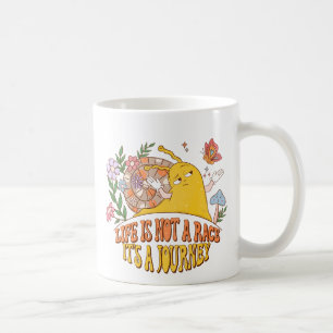 Das Leben ist kein Rennen, sondern eine Reise Kaffeetasse