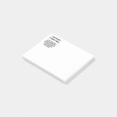 Das Leben ist keine Märchen Post-it Klebezettel (angewinkelt)
